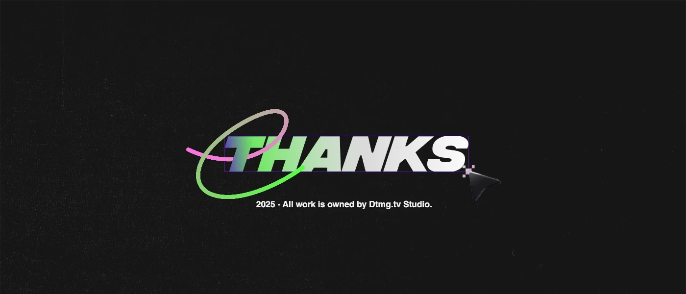 Behance 设计精选 | Dtmg.tv Studio * Showreel 2025-多模态AI