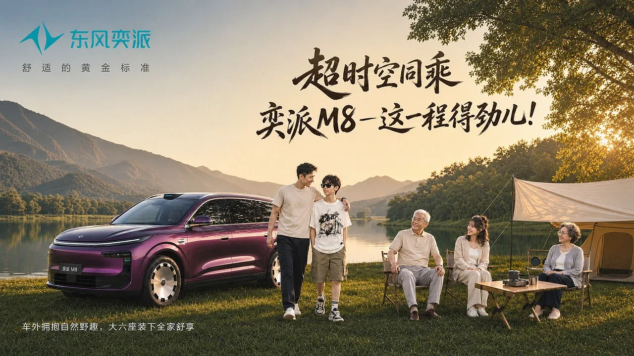 站酷设计精选 | 超时空同乘——奕派M8,这一程得劲儿!-多模态AI