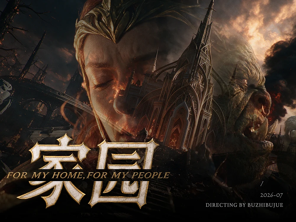 站酷设计精选 | 精品AI微电影 | 《家园》-多模态AI