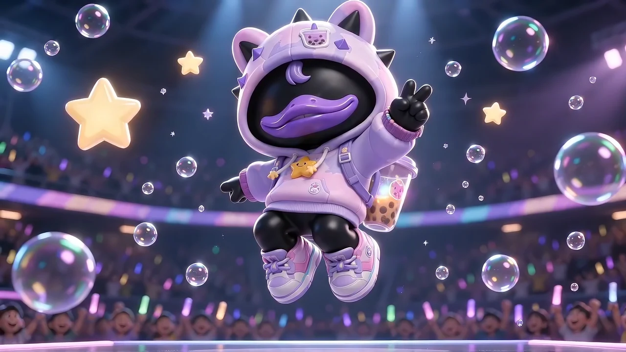 站酷设计精选 | Lil Boba Bounce·波波出街 #MVLAND嘻哈狂欢派对-多模态AI