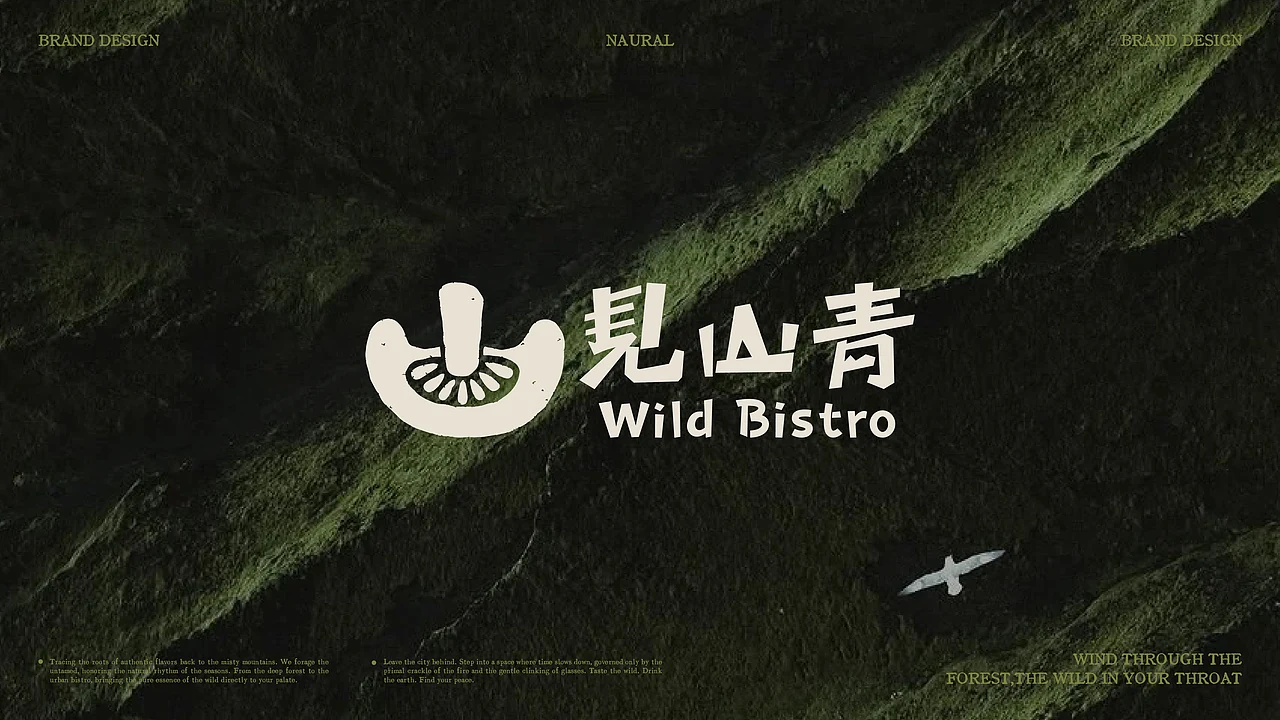 站酷设计精选 | 品牌设计 | 见山青wild bistro-多模态AI