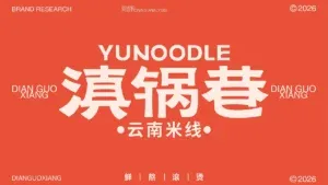 站酷设计精选 | 滇锅巷YUNOODLE丨云南米线品牌全案/定位/包装