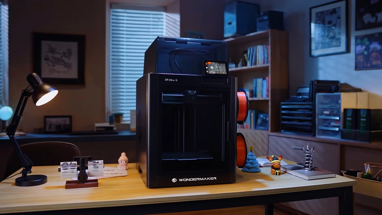 站酷设计精选 | 3D打印机视频 | Wondemaker ZR 海外独立站&亚马逊宣发-多模态AI