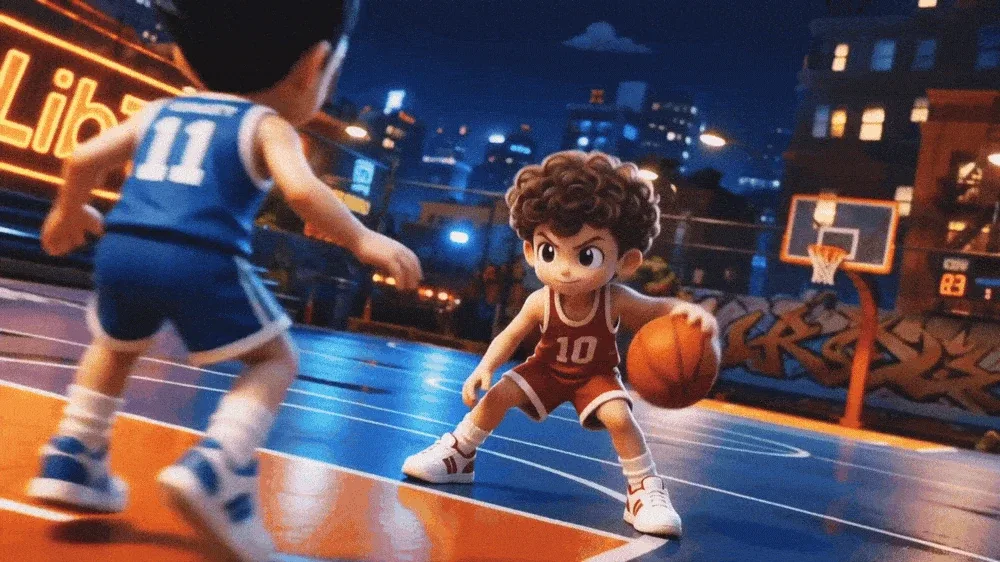 站酷设计精选 | 【HOOP ROUND】皮克斯风格动画-多模态AI