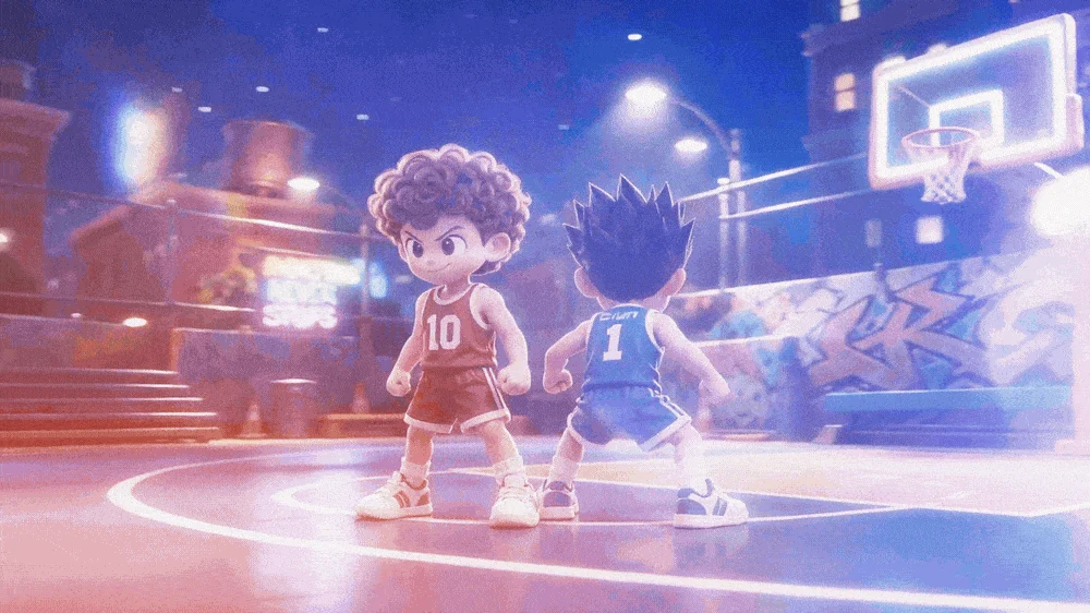 站酷设计精选 | 【HOOP ROUND】皮克斯风格动画-多模态AI