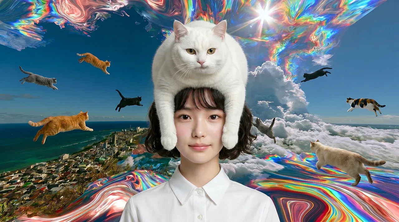 站酷设计精选 | 悬浮猫咪定律-多模态AI