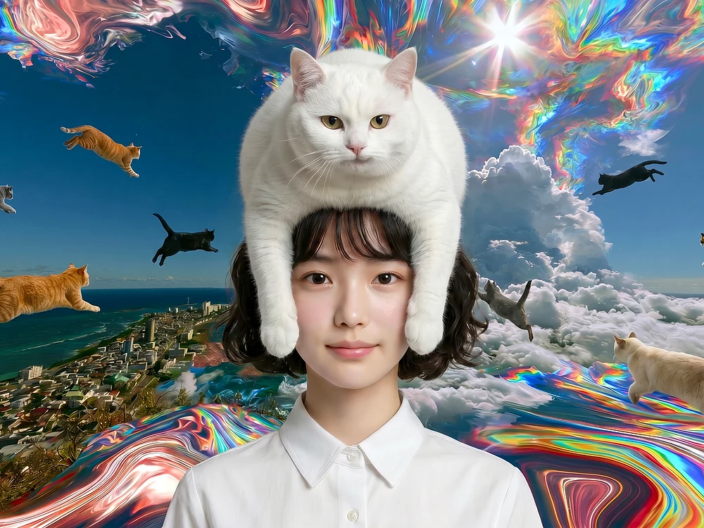 站酷设计精选 | 悬浮猫咪定律-多模态AI