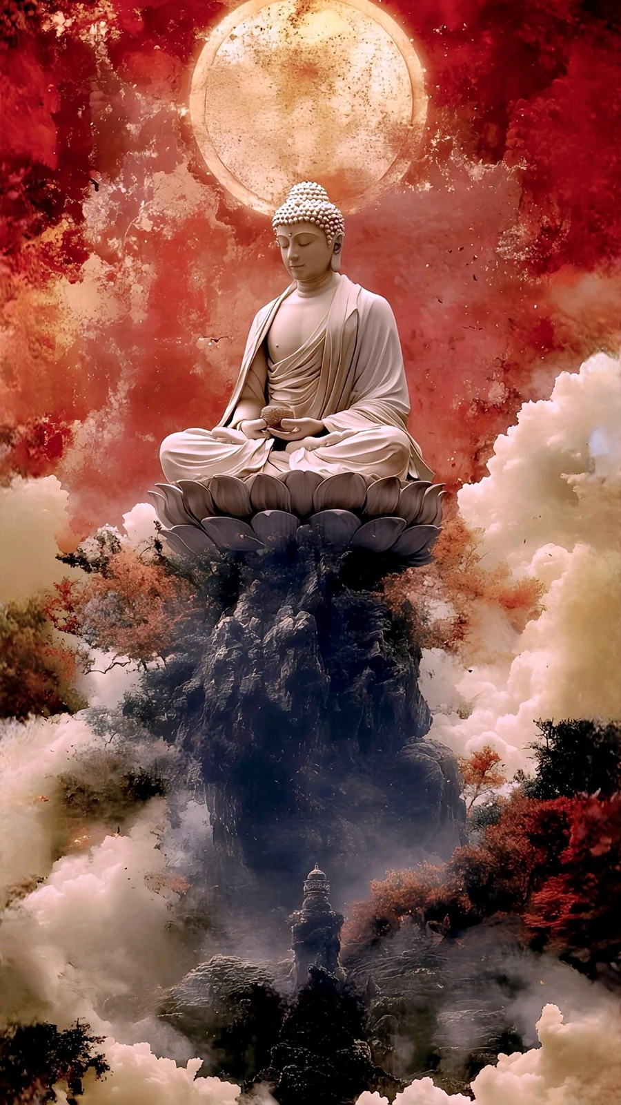 Pinterest 设计灵感 | 佛教艺术设计灵感-多模态AI
