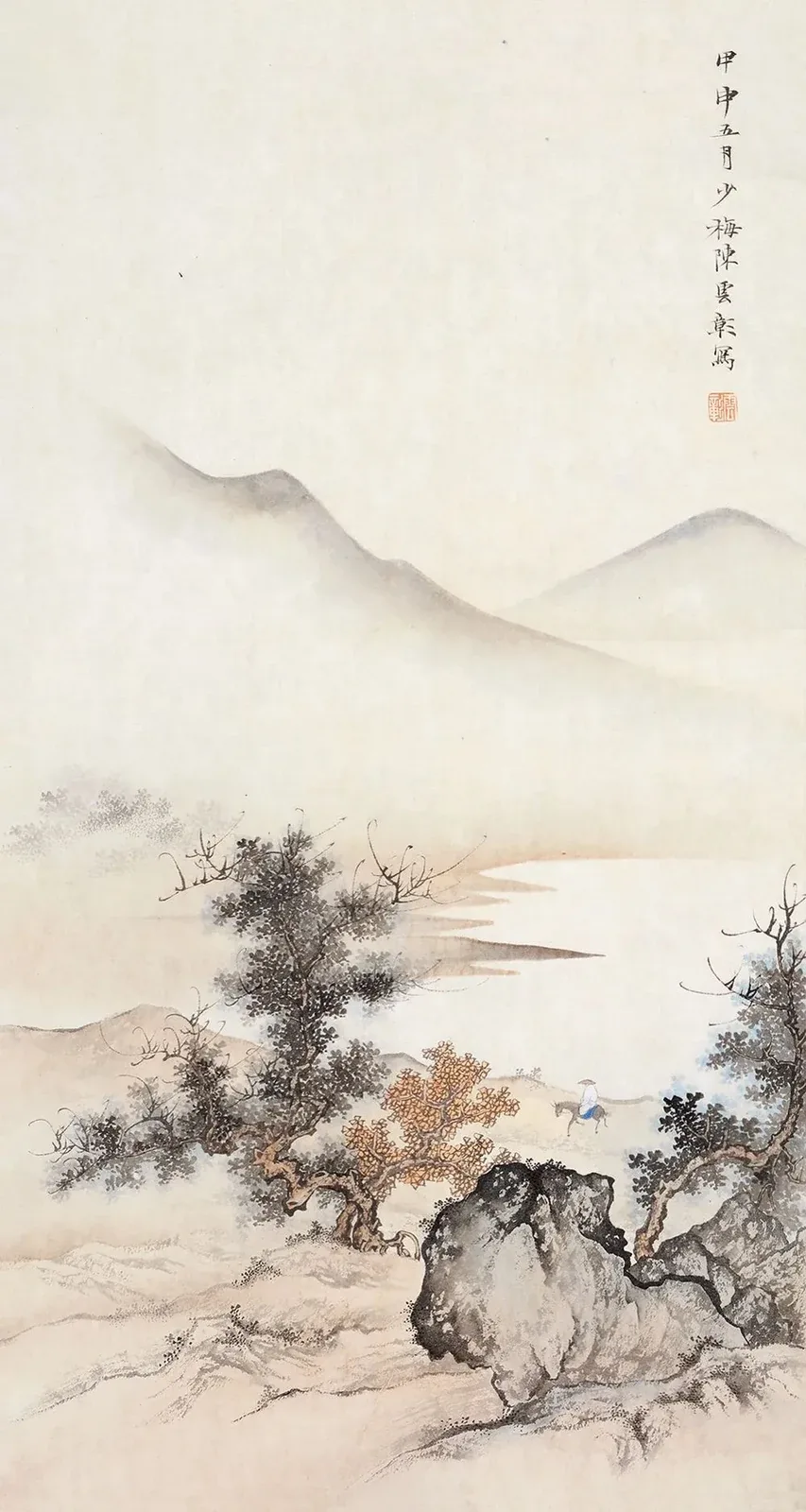 Pinterest 设计灵感 | 20幅古意山水,清雅之气,扑面而来-多模态AI