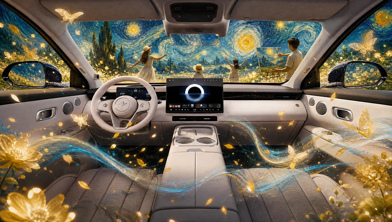 站酷设计精选 | 一车载星河,全家赴星梦-多模态AI