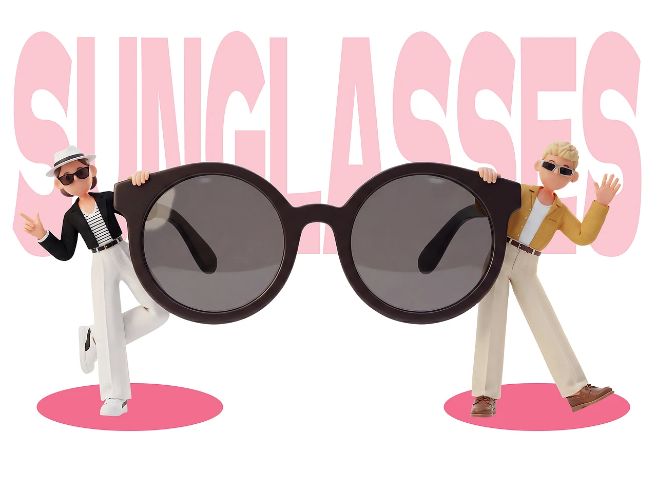 站酷设计精选 | 墨镜派对 Sunglasses Party 情绪向扁平风 IP 角色设计-多模态AI