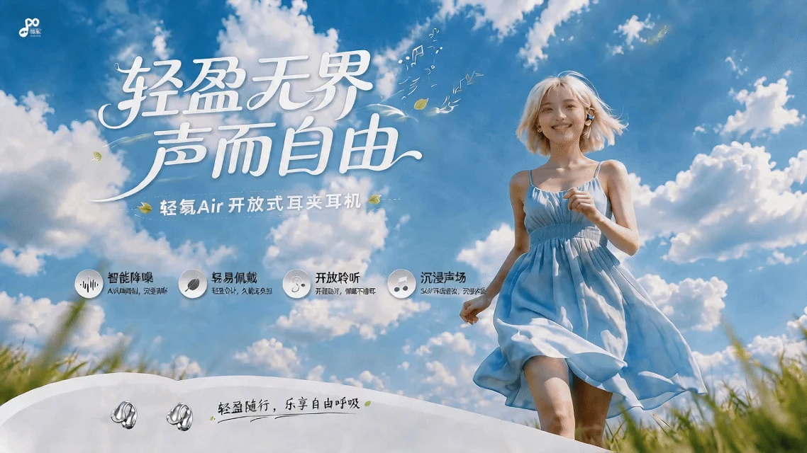 站酷设计精选 | 轻氧 Air | AIGC 全链路品牌全案&TVC产品广告-多模态AI