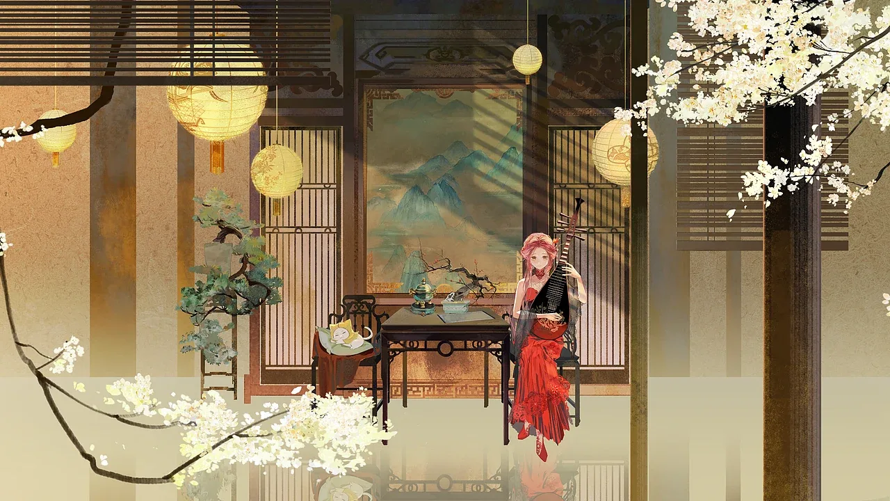 站酷设计精选 | 游戏PV | 闪耀暖暖曲艺评弹《云端景》-多模态AI