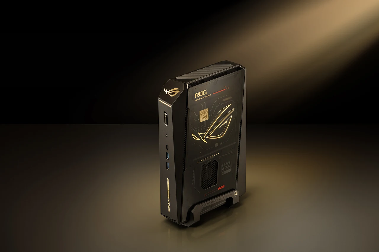 站酷设计精选 | ROG二十周年限量产品拍摄(NUC,显示器,路由器)-多模态AI