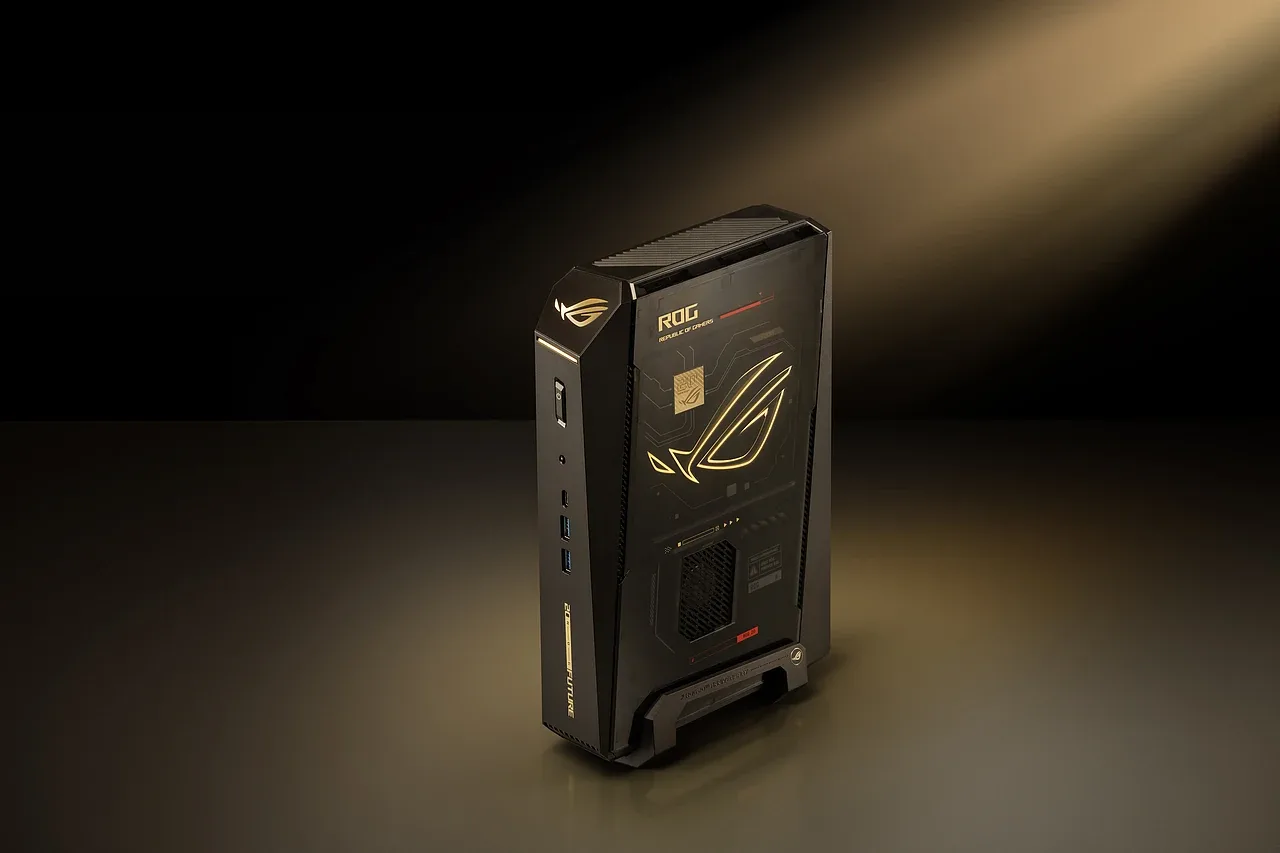 站酷设计精选 | ROG二十周年限量产品拍摄(NUC,显示器,路由器)-多模态AI