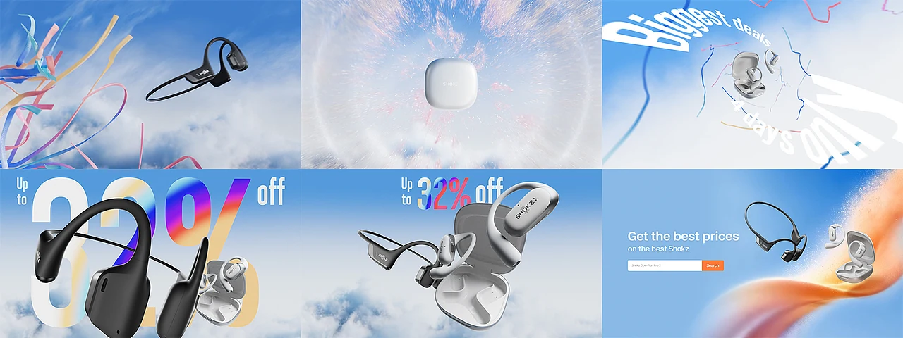 站酷设计精选 | 韶音Primeday夏促-多模态AI