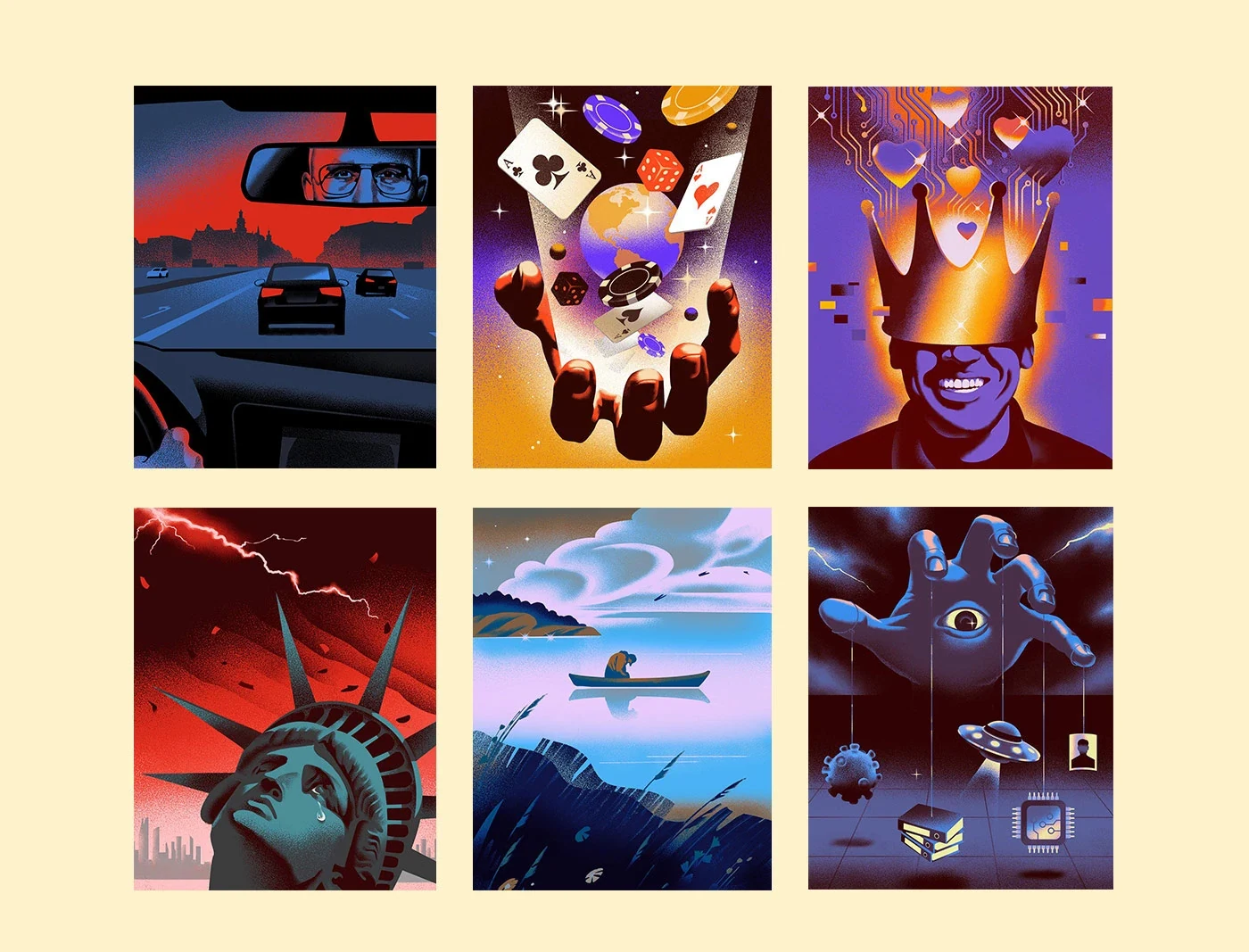 Behance 设计精选 | Illustrations for Zetland.dk-多模态AI