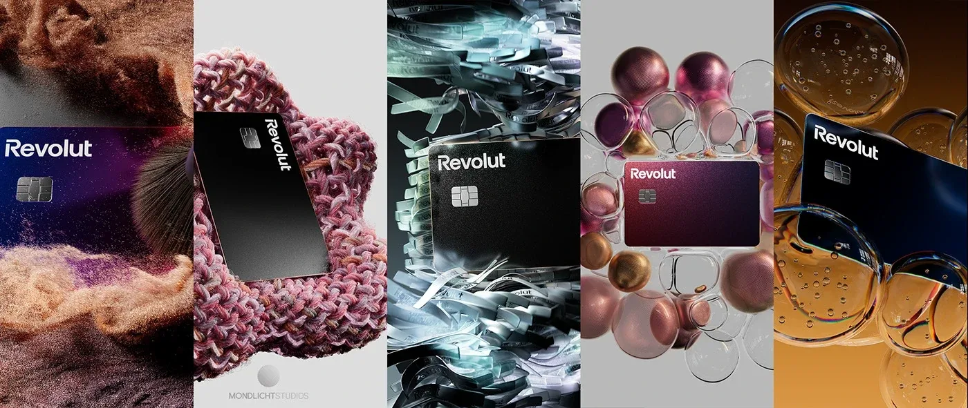 Behance 设计精选 | Revolut CGI RnD Vol 2-多模态AI