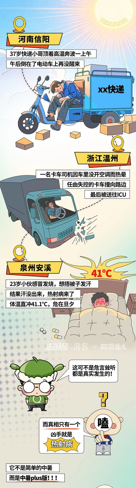 站酷设计精选 | 待在家里也会得热射病?大暑高温保命指南-多模态AI