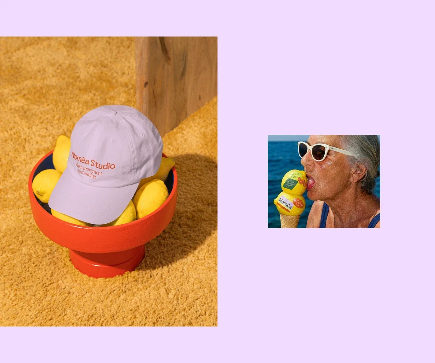 Behance 设计精选 | Noméa Studio Branding and Webdesign-多模态AI