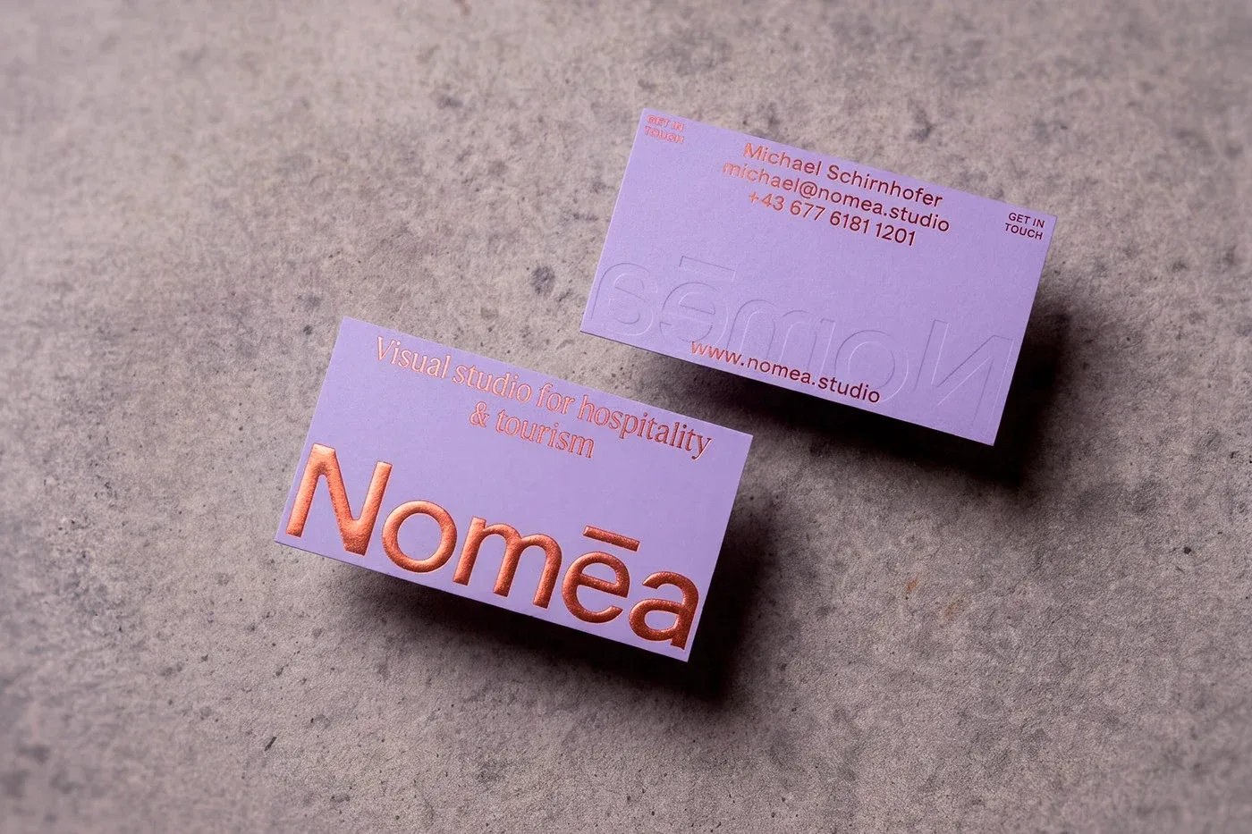 Behance 设计精选 | Noméa Studio Branding and Webdesign-多模态AI
