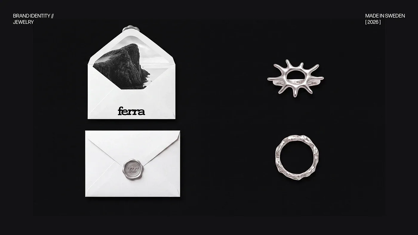 Behance 设计精选 | Ferra | Brand Identity for a Premium Jewelry Brand-多模态AI