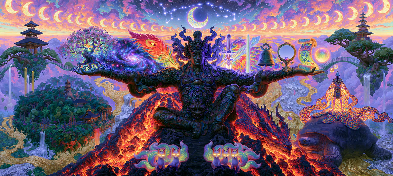 站酷设计精选 | 山海幻墟 | 东方仙幻视觉史诗-多模态AI