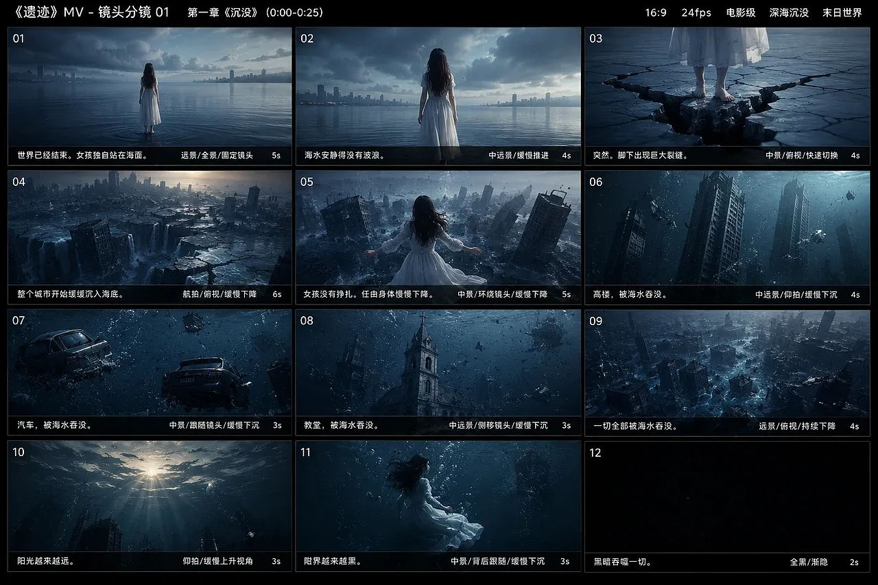 站酷设计精选 | 遗迹-【凌奈】MV-多模态AI