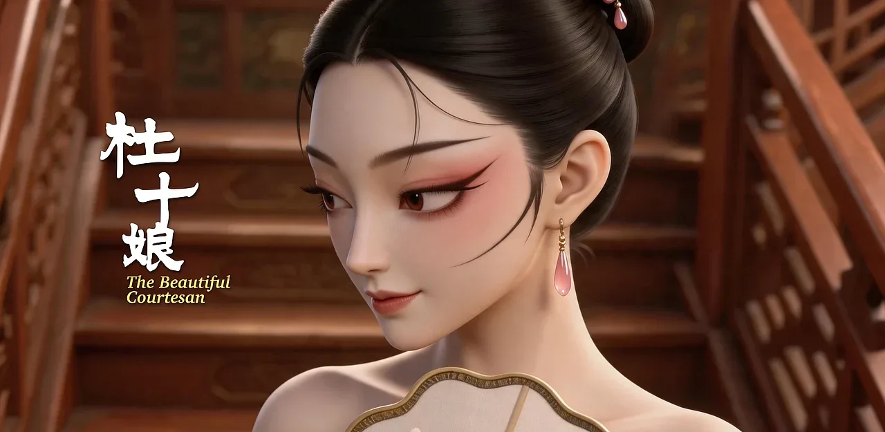 站酷设计精选 | 原创音乐《杜十娘》MV#MVLAND嘻哈狂欢派对-多模态AI
