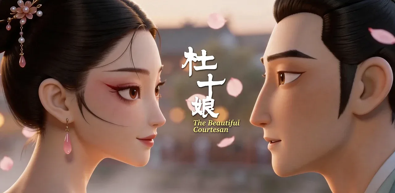 站酷设计精选 | 原创音乐《杜十娘》MV#MVLAND嘻哈狂欢派对-多模态AI