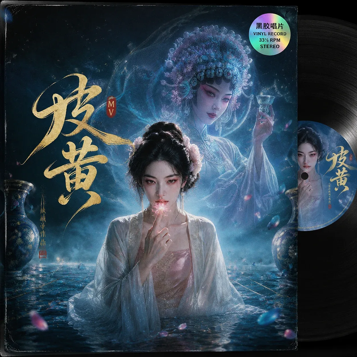 站酷设计精选 | 新作国风嘻哈歌曲MV《皮黄》#MVLAND嘻哈狂欢派对-多模态AI