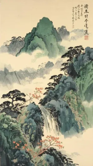 Pinterest 设计灵感 | Traditional Chinese Landscape Paintings | Zen Nature Art Colle…