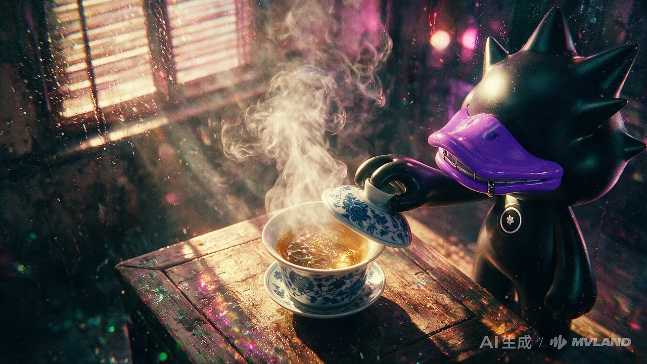 站酷设计精选 | 原创嘻哈歌曲《半盏茶》MV #MVLAND嘻哈狂欢派对-多模态AI
