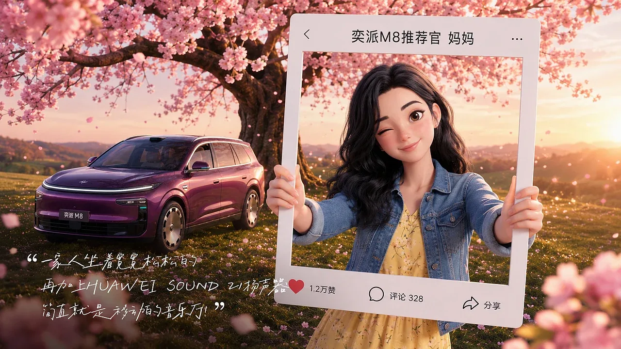 站酷设计精选 | 奕家人的春秋冬夏-多模态AI