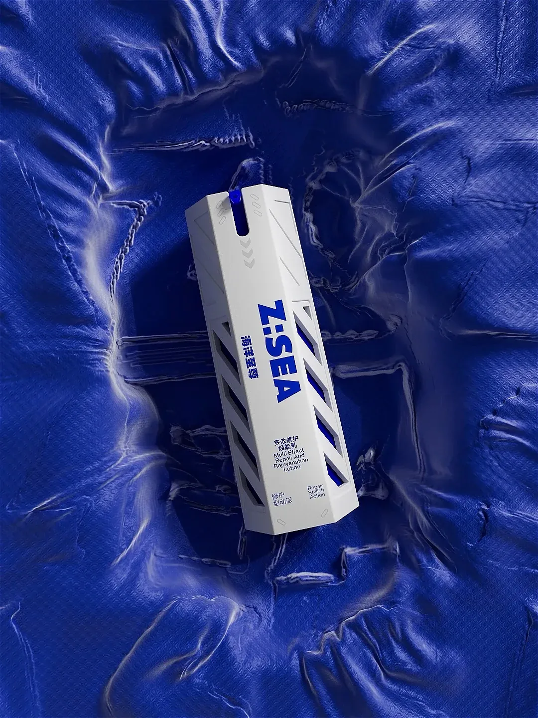 站酷设计精选 | Z:SEA 海洋至尊 | 柔性布料与硬核机械的碰撞-多模态AI