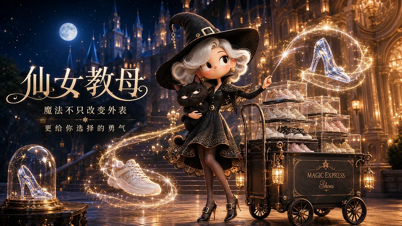 站酷设计精选 | 《灰姑娘:跑向新童话》丨 AIGC动画广告-多模态AI