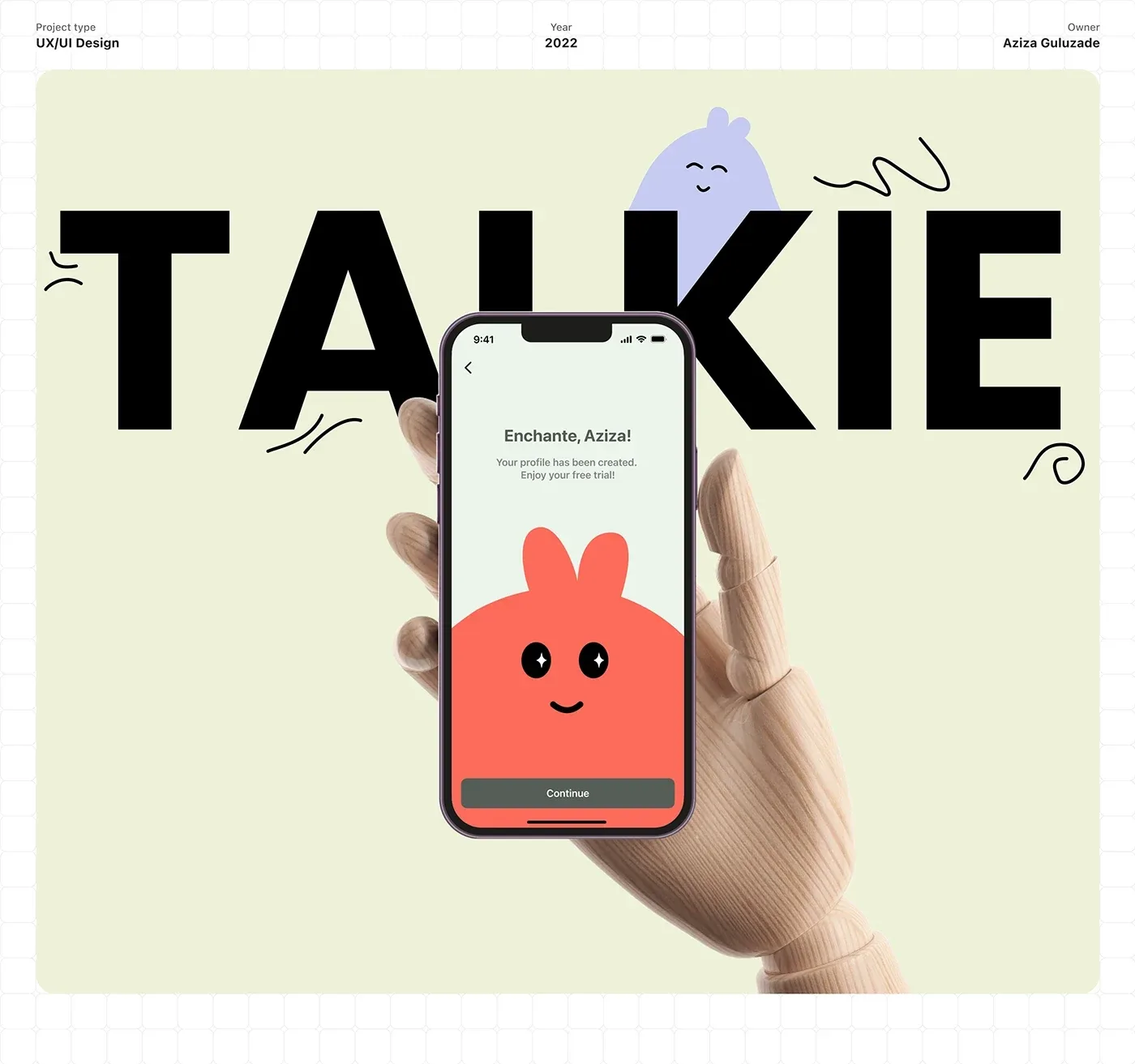 Behance 设计精选 | Talkie - Language Learning app | UI&UX case study-多模态AI