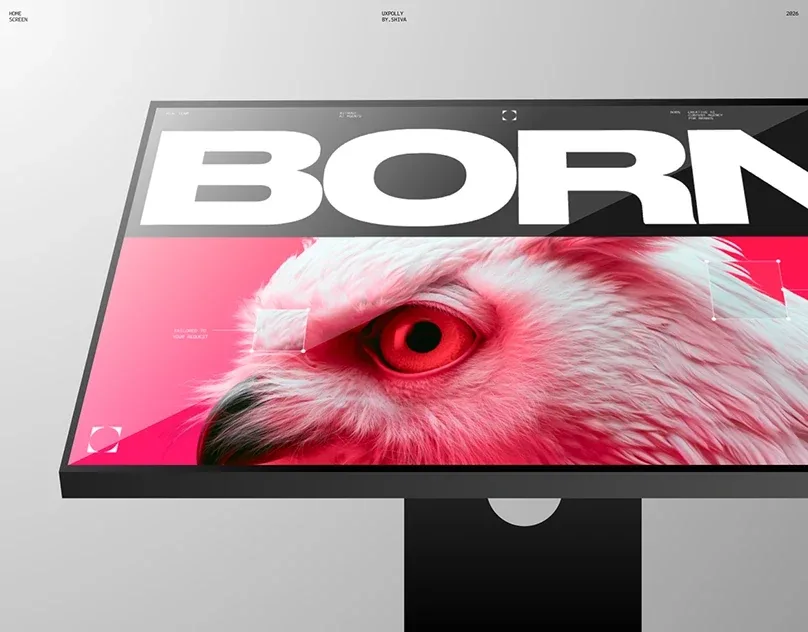 Behance 设计精选 | Born Agency | Creative Studio Website-多模态AI