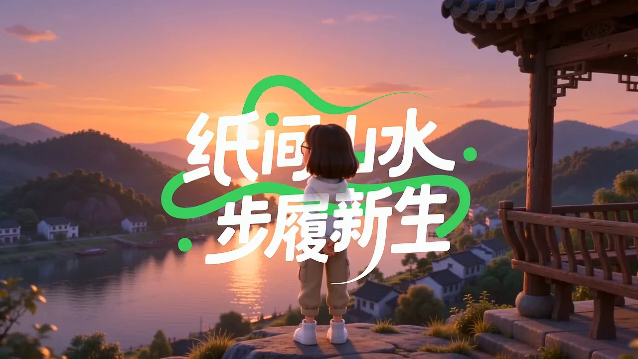 站酷设计精选 | 《纸间山水,步履新生》-多模态AI