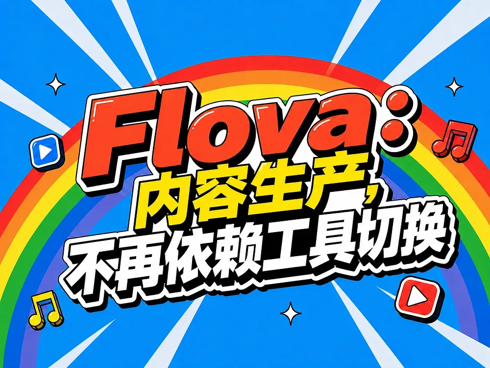 站酷设计精选 | Flova:内容生产,不再依赖工具切换-多模态AI
