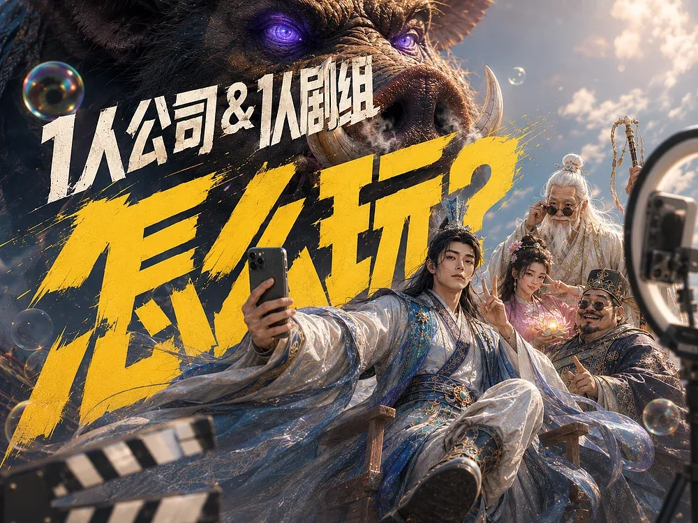 站酷设计精选 | 一人公司&一人剧组要怎么玩?【TapNow Creative OS】-多模态AI