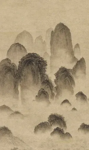 Pinterest 设计灵感 | 徽宗的山水,宋代美学的绝唱 《溪山秋色图》 北宋 赵佶 台北故宫博物院 藏 画中世界,主峰巍然镇守天际,烟岚雾气迷漫,群峰隐…
