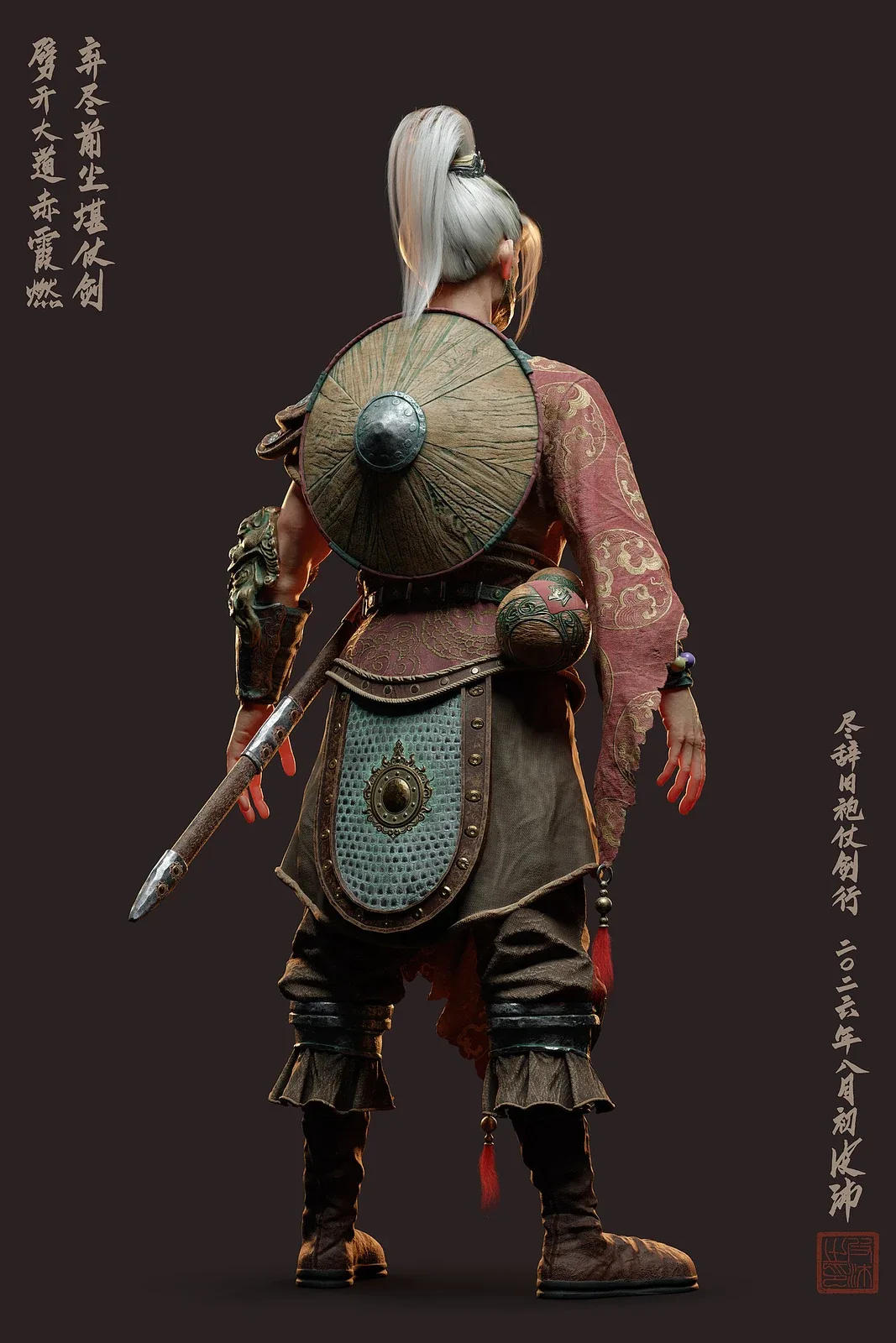 站酷设计精选 | 【3D】尽辞旧袍仗剑行-多模态AI