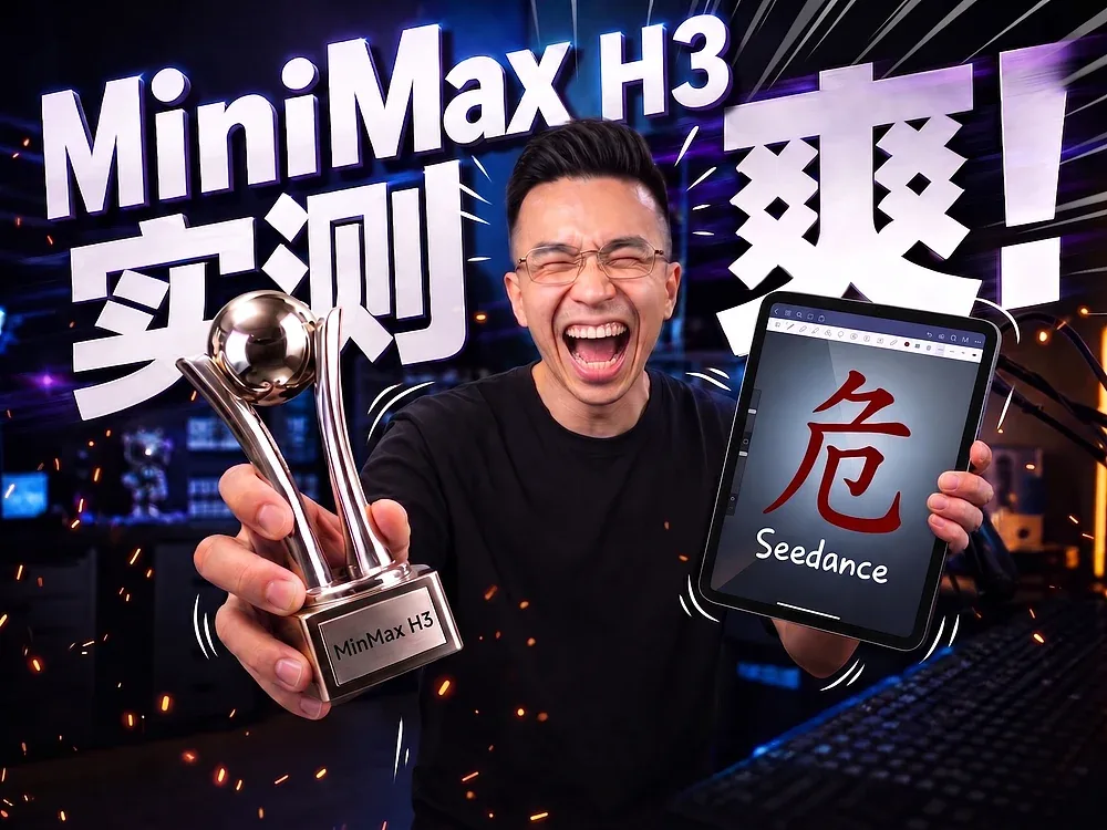 站酷设计精选 | 6大场景对比MiniMaxH3 vs SD2.5-多模态AI