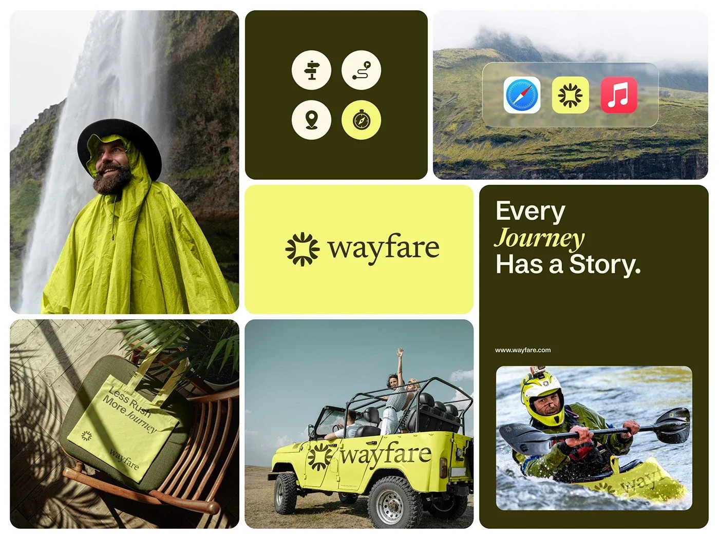 Behance 设计精选 | Wayfare Brand Identity Travel Agency-多模态AI
