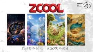 站酷设计精选 | 执笔燃火 艺启山海-来站酷 加把火