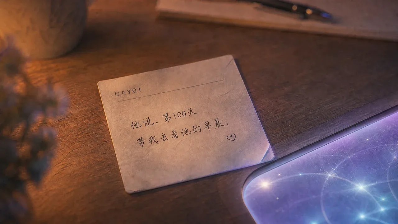站酷设计精选 | 原创AIGC角色PV | 《你来见我的早晨》 | DAY100-多模态AI