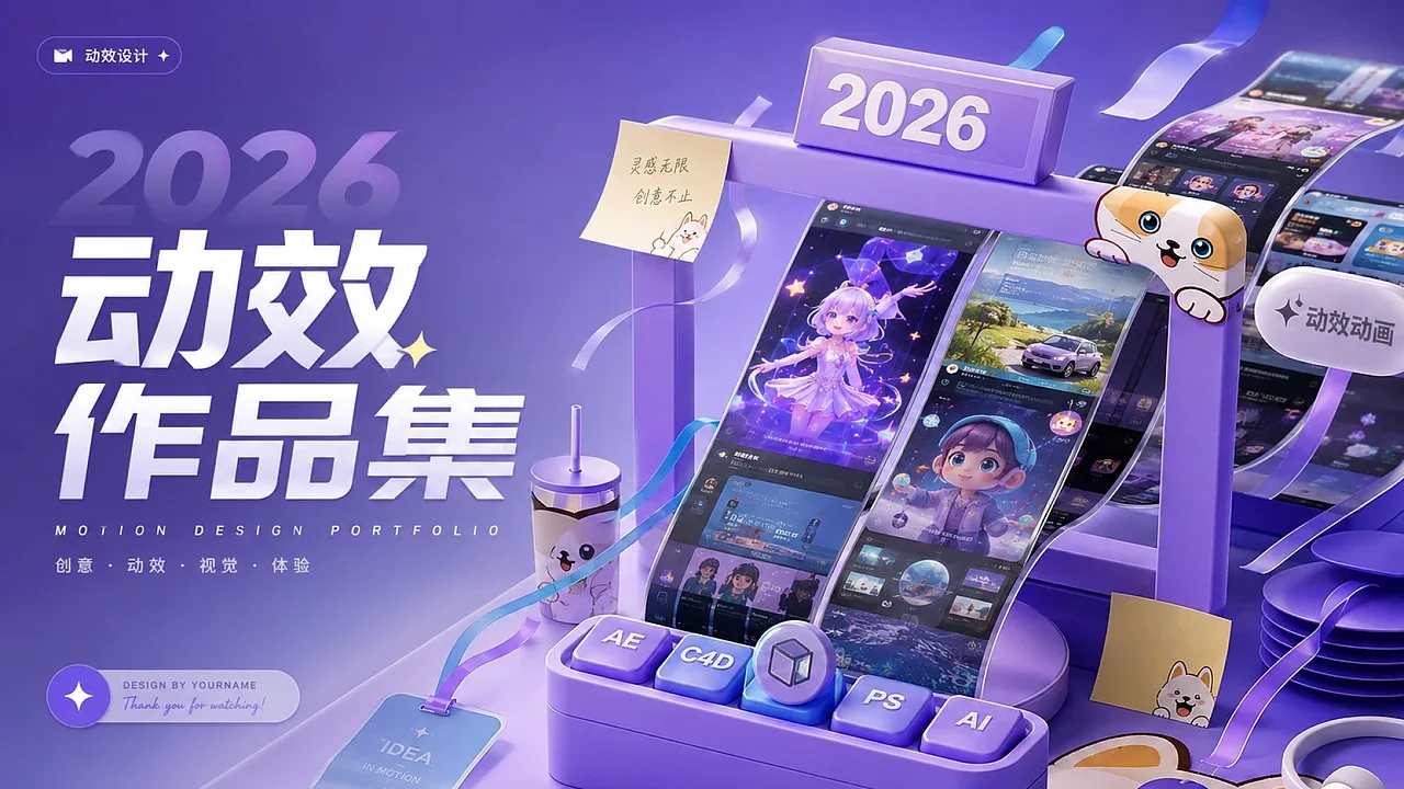 站酷设计精选 | 2026动效作品集-多模态AI
