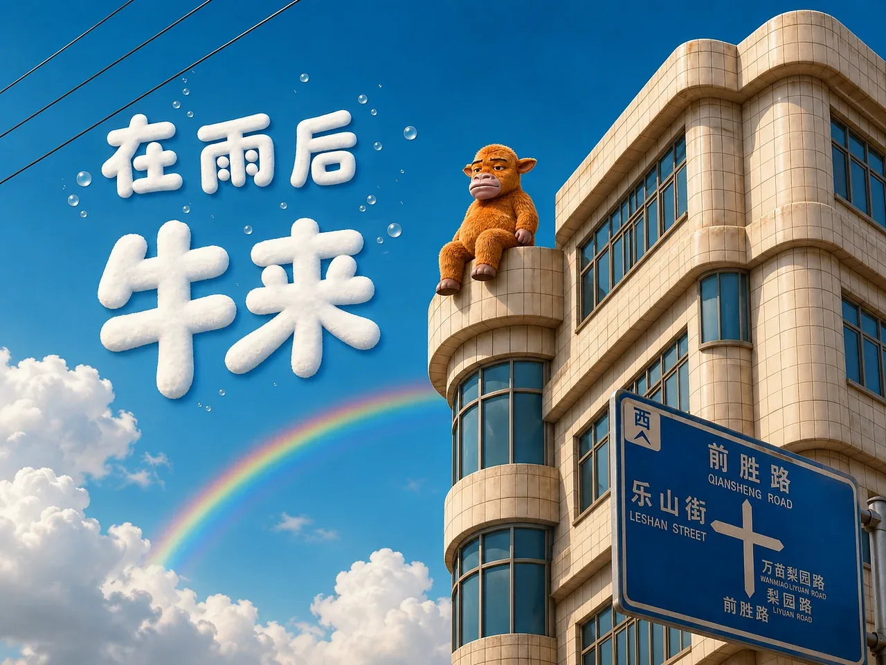站酷设计精选 | 在雨后牛来-多模态AI