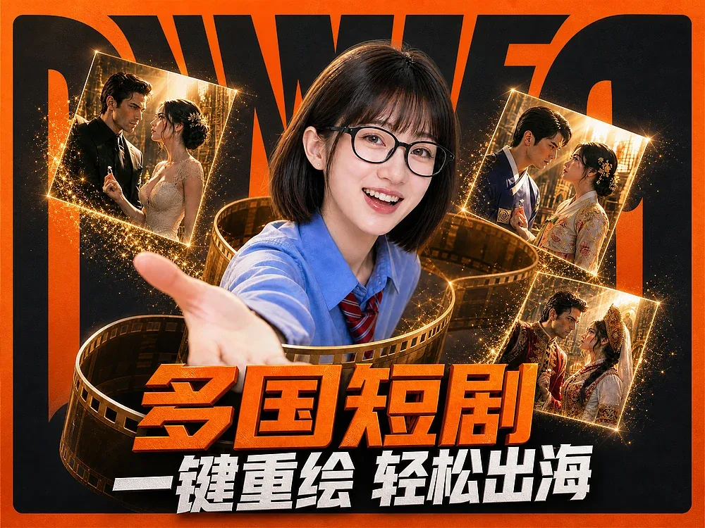 站酷设计精选 | 如何快速把你的AI短剧🎬变成多国出海版本-多模态AI